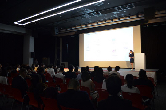 IR 피칭중인 한국 스타트업